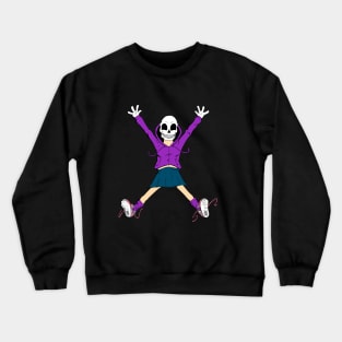 Skull Girl Crewneck Sweatshirt